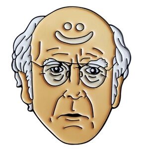 Larry David Comedian and Writer Enamel Pin, Seinfeld & Curb Your Enthusi…